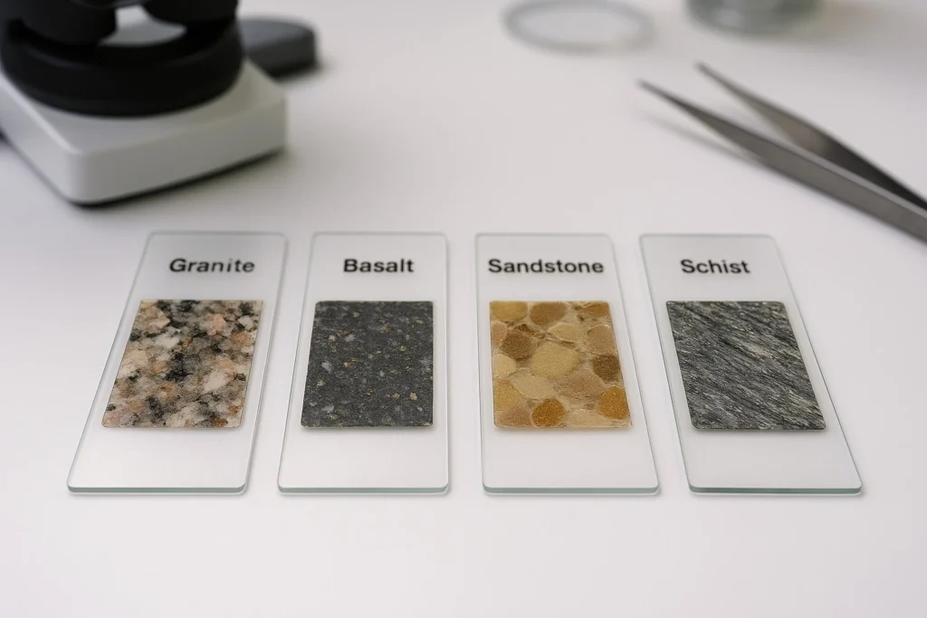 image represent petrography